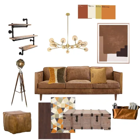 Urban Chic Living Interior Design Mood Board by Cecy on Style Sourcebook