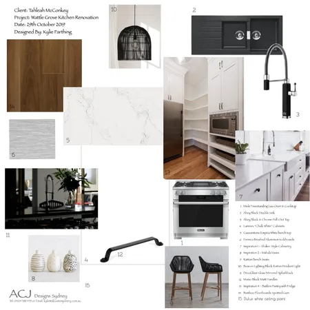 Tahleah McConkey - Kitchen Renovation Interior Design Mood Board by AllCustomJoinery on Style Sourcebook