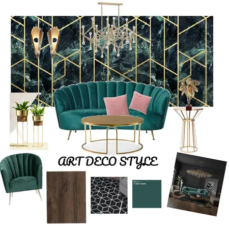 ART DECO STYLE Interior Design Mood Board by BHUNG on Style Sourcebook