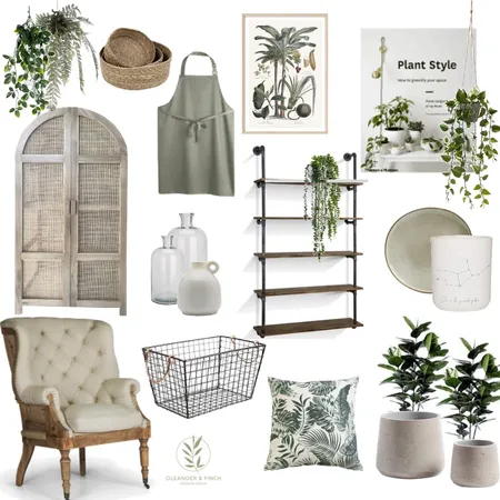 Botanic farmhouse Interior Design Mood Board by Oleander & Finch Interiors on Style Sourcebook