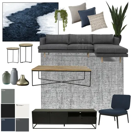 Steve's Living Room Interior Design Mood Board by TLC Interiors on Style Sourcebook