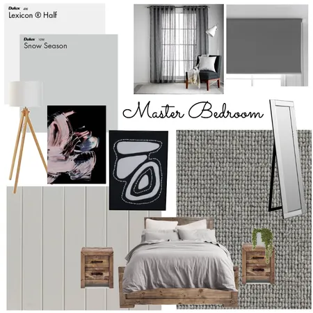 Master Bedroom Interior Design Mood Board by GabiHoward on Style Sourcebook