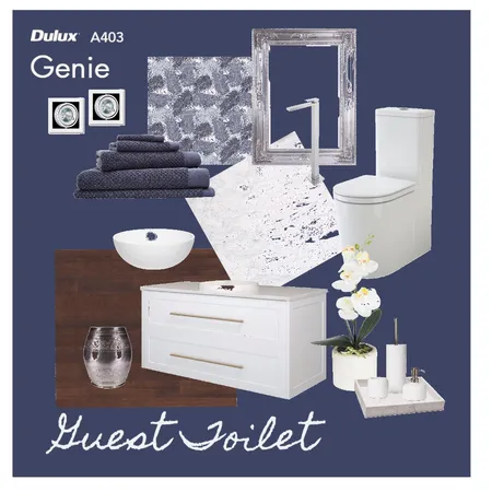 Guest ToiletA9 Interior Design Mood Board by myssel on Style Sourcebook