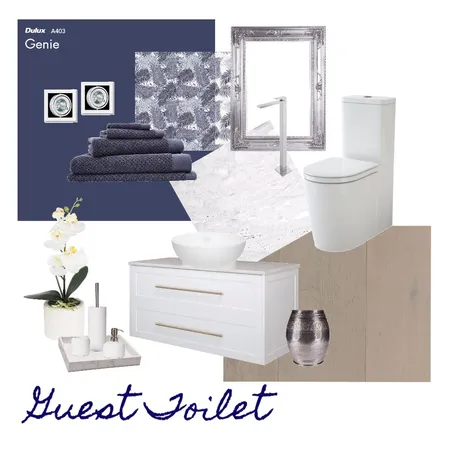 Guest ToiletA9 Interior Design Mood Board by myssel on Style Sourcebook