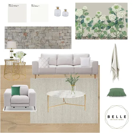 Classic Living Interior Design Mood Board by Belle Interiors on Style Sourcebook
