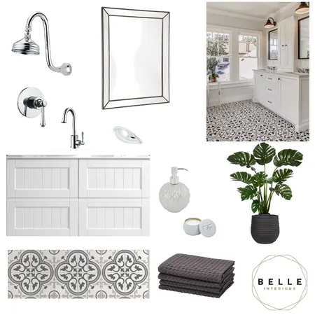 Murdoch Cottage Bathroom Interior Design Mood Board by Belle Interiors on Style Sourcebook