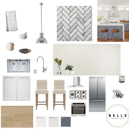 Contemporary Coastal dining Interior Design Mood Board by Belle Interiors on Style Sourcebook