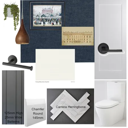 Powder Room Interior Design Mood Board by Helen Cawley on Style Sourcebook