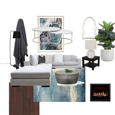 blue living room Interior Design Mood Board by KatieFed on Style Sourcebook
