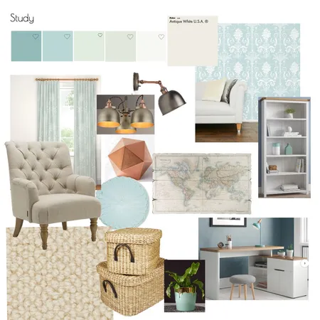 Study Interior Design Mood Board by Sabrina S on Style Sourcebook