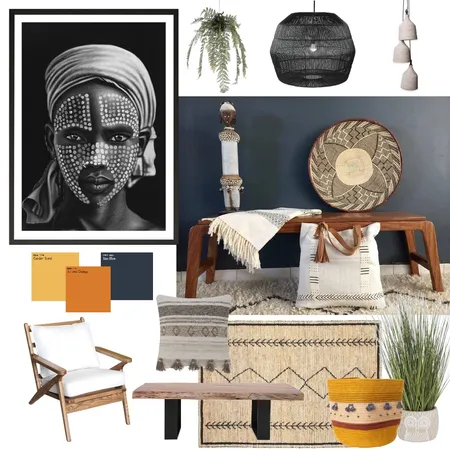 Modern African Interior Design Mood Board by BeauxEspaces on Style Sourcebook