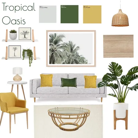 Tropical Oasis Interior Design Mood Board by Madeline Campbell on Style Sourcebook