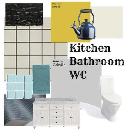 Materials bathroom kitchen Interior Design Mood Board by payel on Style Sourcebook