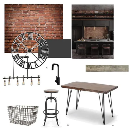 Industrial kitchen style Interior Design Mood Board by nzi on Style Sourcebook