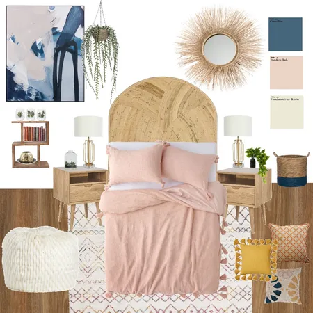 Boho bedroom Interior Design Mood Board by CedricB on Style Sourcebook