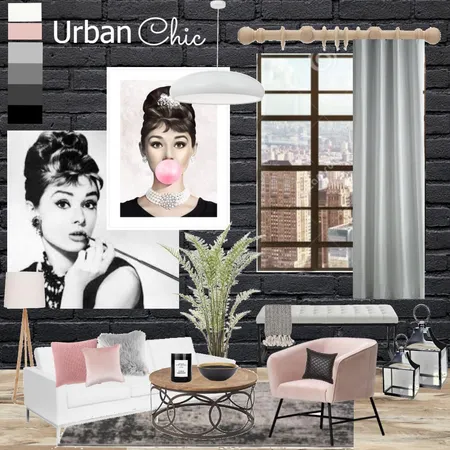 Urban Chic MoodBoard Interior Design Mood Board by sibelemirali on Style Sourcebook