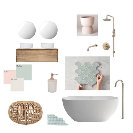 Blissful Bathroom Interior Design Mood Board by TessaT on Style Sourcebook