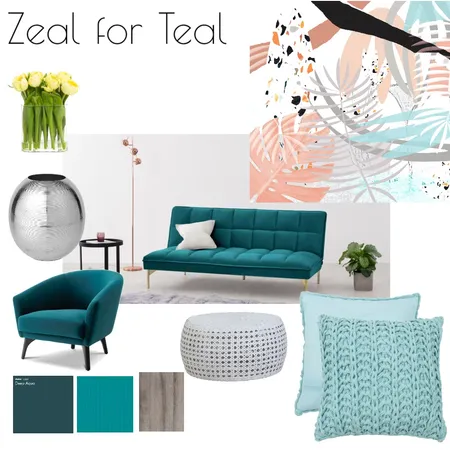 Zeal for Teal! Interior Design Mood Board by Sabrina - The Ebury Collection LIfestyle on Style Sourcebook