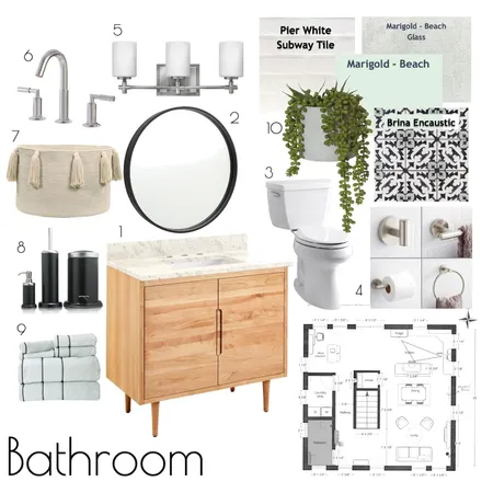 Bathroom - Assignment 9 Interior Design Mood Board by ooghedo on Style Sourcebook