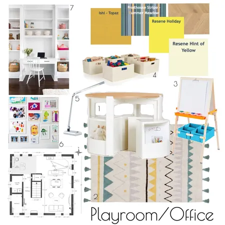 Playroom/Office Room - Assignment 9 Interior Design Mood Board by ooghedo on Style Sourcebook