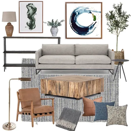 Walker Living Room Interior Design Mood Board by AvilaWinters on Style Sourcebook