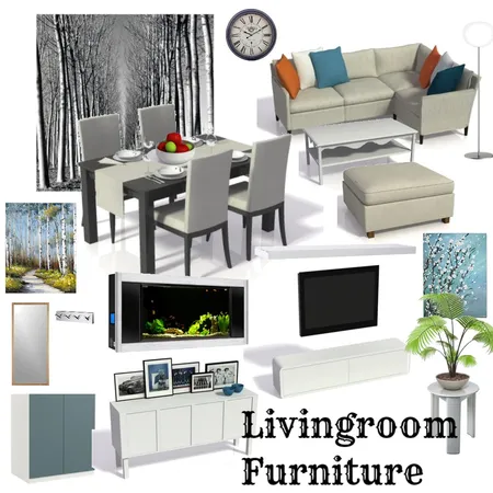 Living room Furniture Interior Design Mood Board by payel on Style Sourcebook