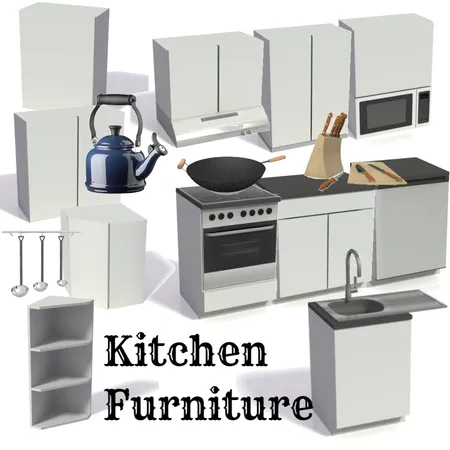 Kitchen Furniture Interior Design Mood Board by payel on Style Sourcebook