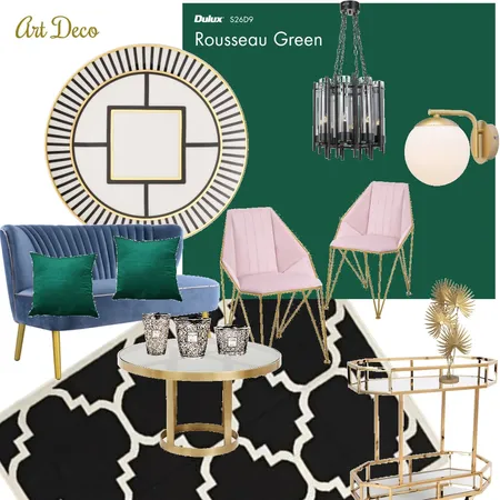 Art Deco Interior Design Mood Board by margreysy on Style Sourcebook