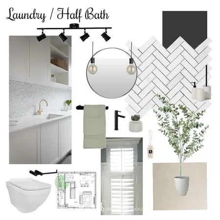Laundry / half bath Interior Design Mood Board by Melissa Taylor Nikolova on Style Sourcebook