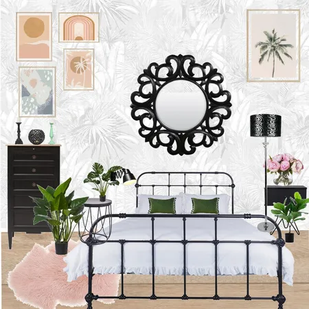 Boho Girly Bedroom Interior Design Mood Board by Mermaid on Style Sourcebook