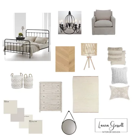 Modern Farmhouse Bedroom Interior Design Mood Board by Laura G on Style Sourcebook