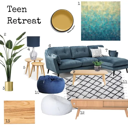 Teen retreat Interior Design Mood Board by kimthomas on Style Sourcebook