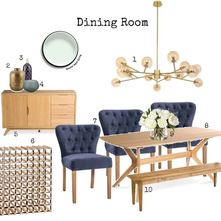 Dining Room Interior Design Mood Board by kimthomas on Style Sourcebook