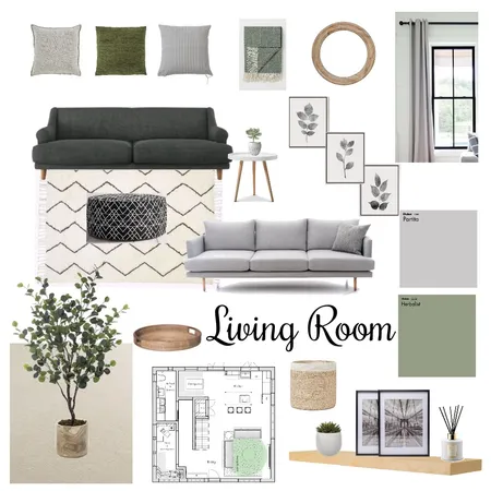 Living Room Interior Design Mood Board by Melissa Taylor Nikolova on Style Sourcebook