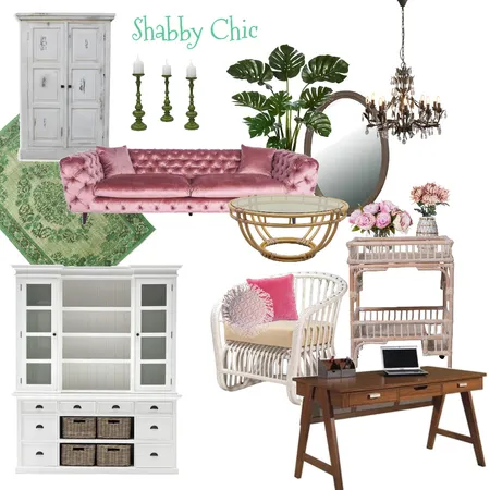 Shabby Chick Interior Design Mood Board by Black Bear Design on Style Sourcebook
