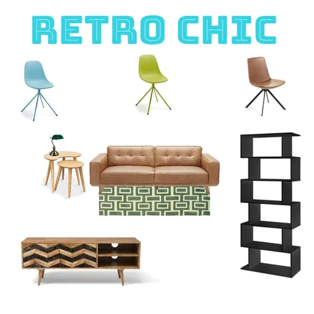 retro chick Interior Design Mood Board by Black Bear Design on Style Sourcebook