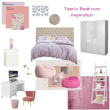 teen bedroom Interior Design Mood Board by Grey Edrosa Interiors on Style Sourcebook