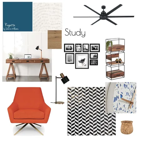 Study Interior Design Mood Board by Lb Interiors on Style Sourcebook