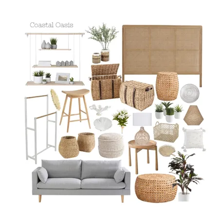 Coastal Oasis Living Room Interior Design Mood Board by nel767 on Style Sourcebook