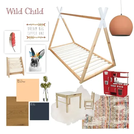 Wild Child Kid's Room Interior Design Mood Board by janiehachey on Style Sourcebook