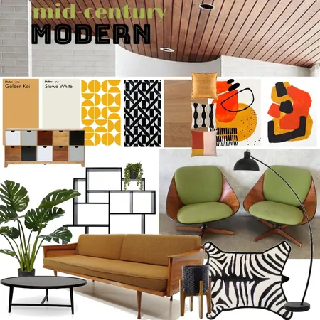 Mid-Century Modern Interior Design Mood Board by daisy.roberts1 on Style Sourcebook