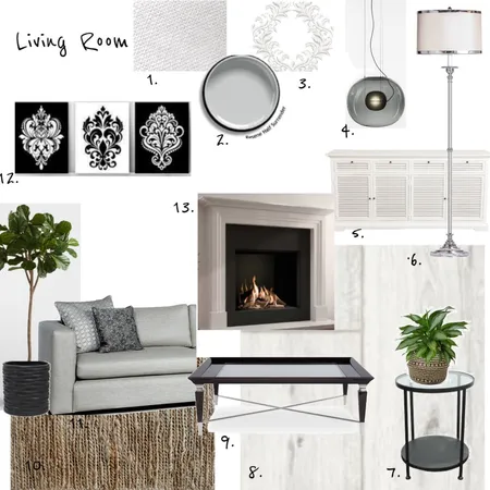 Living Room Interior Design Mood Board by disymac on Style Sourcebook