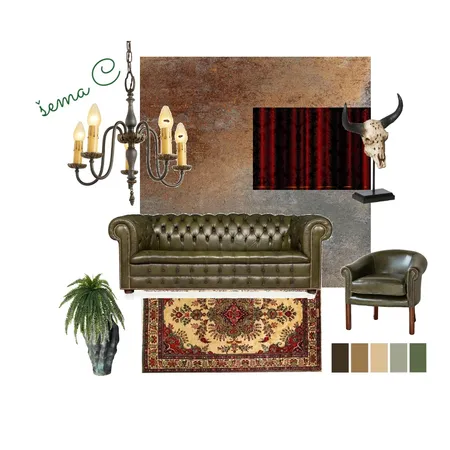 šema C2 Interior Design Mood Board by Nataly on Style Sourcebook