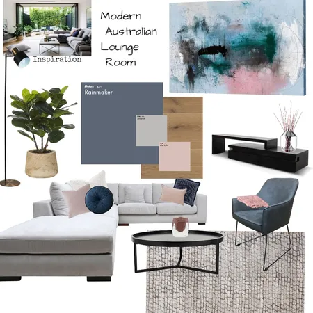 Modern Australian Lounge room Interior Design Mood Board by K & N Designs on Style Sourcebook