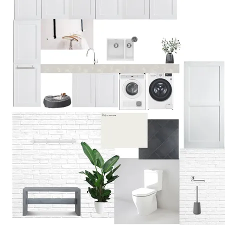 Westbourne Park Laundry & Powder Room Interior Design Mood Board by MelissaMartin on Style Sourcebook