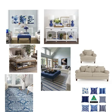 HAMPTONS LIVING ROOMS Interior Design Mood Board by CORNEILSE on Style Sourcebook