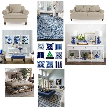 HAMPTONS LIVING ROOM Interior Design Mood Board by CORNEILSE on Style Sourcebook