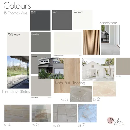 Paint Colours Thomas Ave Interior Design Mood Board by Batya Bassin on Style Sourcebook
