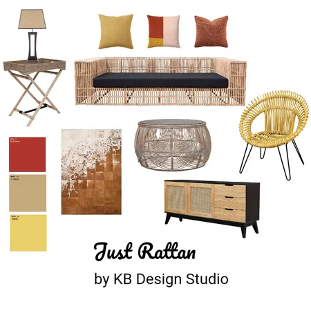 Just Rattan Interior Design Mood Board by KB Design Studio on Style Sourcebook