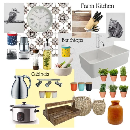Farm Kitchen Interior Design Mood Board by Botanical_Dreamer on Style Sourcebook